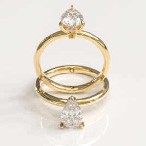 Pear Shape Solitaire Engagement Ring