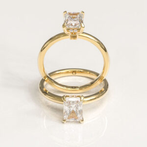 Radiant Cut Solitaire Engagement Ring