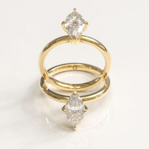 Marquise Cut Solitaire Engagement Ring