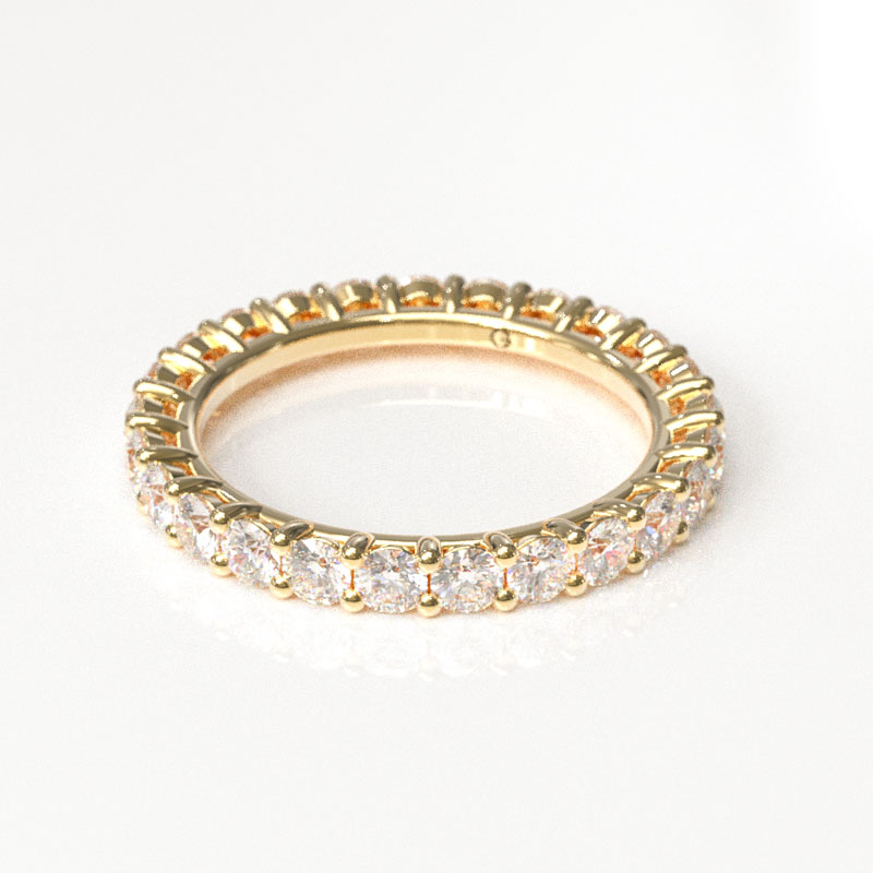 Petite Full Eternity Wedding Band - Image 2