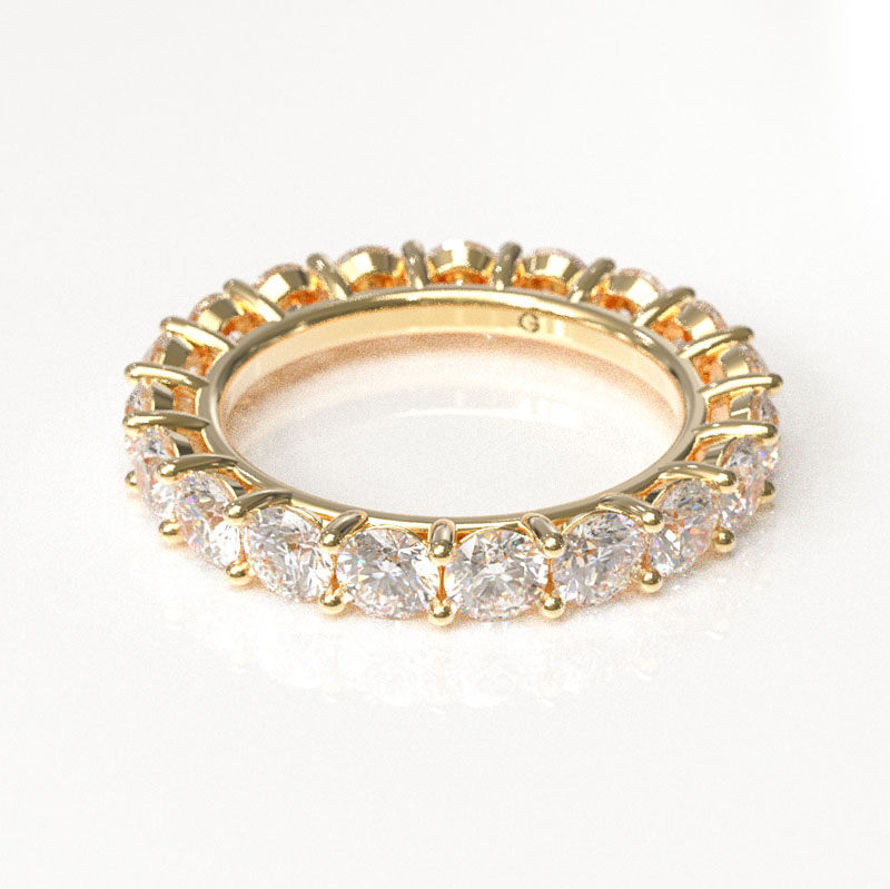 Classic Full Eternity Wedding Band - Image 2