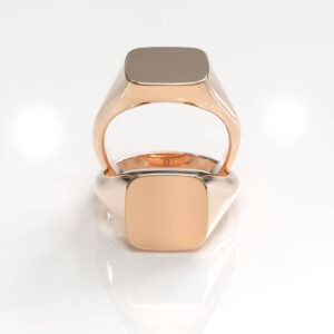 Rose Gold Traditional Signet Ring